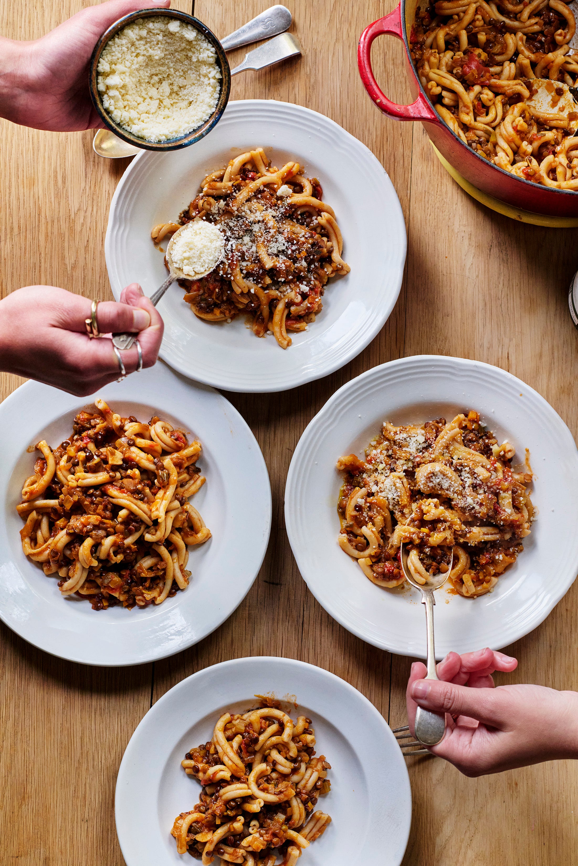 Joe Woodhouse's lentil bolognese