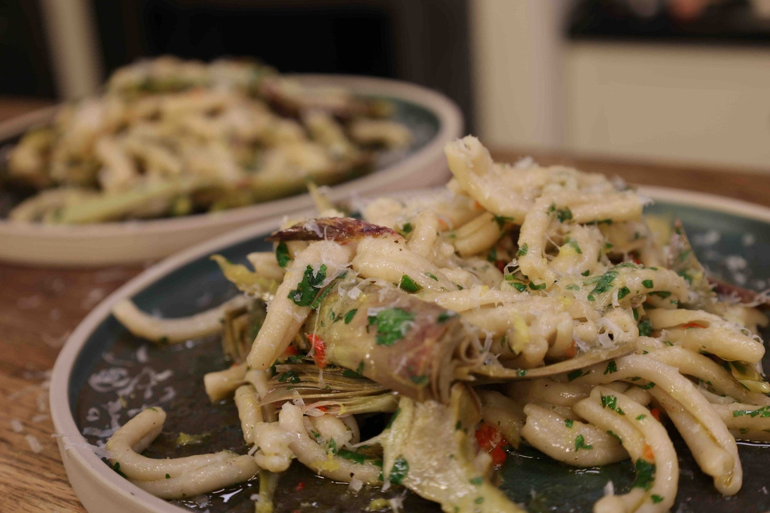 RECIPE: James Martin’s Northern Pasta Casarecce with Artichoke and Lemon