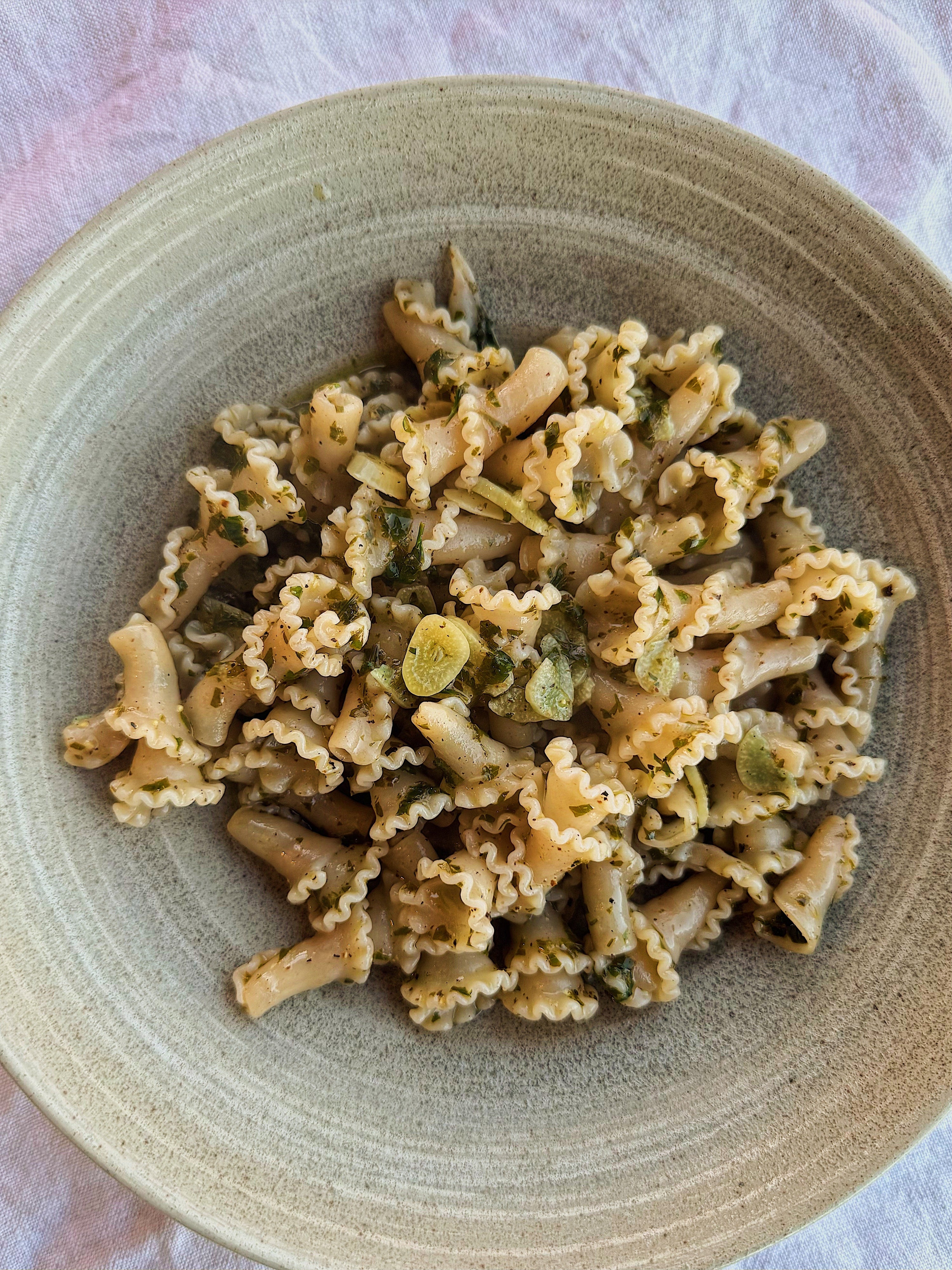 Gigli aglio e olio