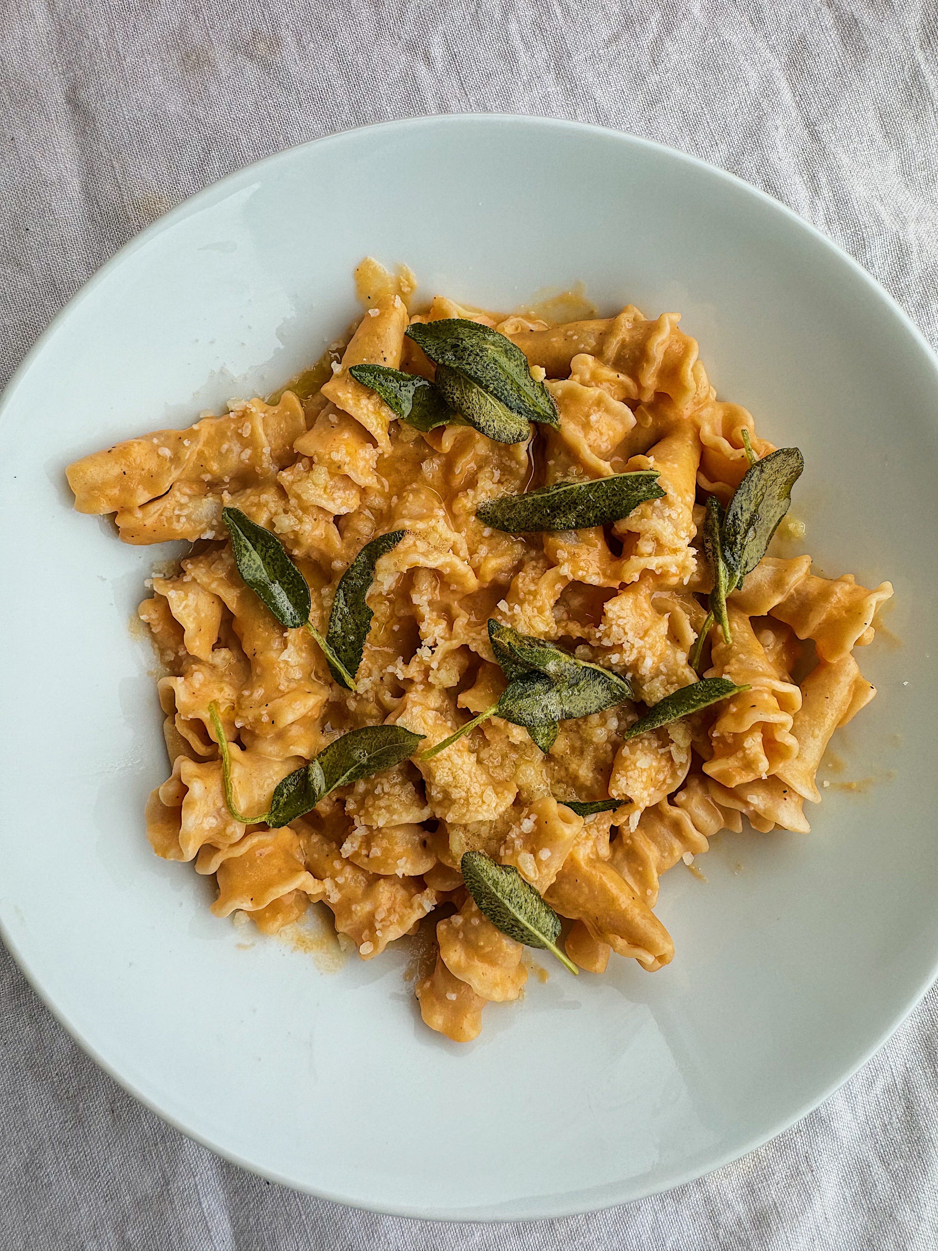 Pumpkin and Sage Gigli