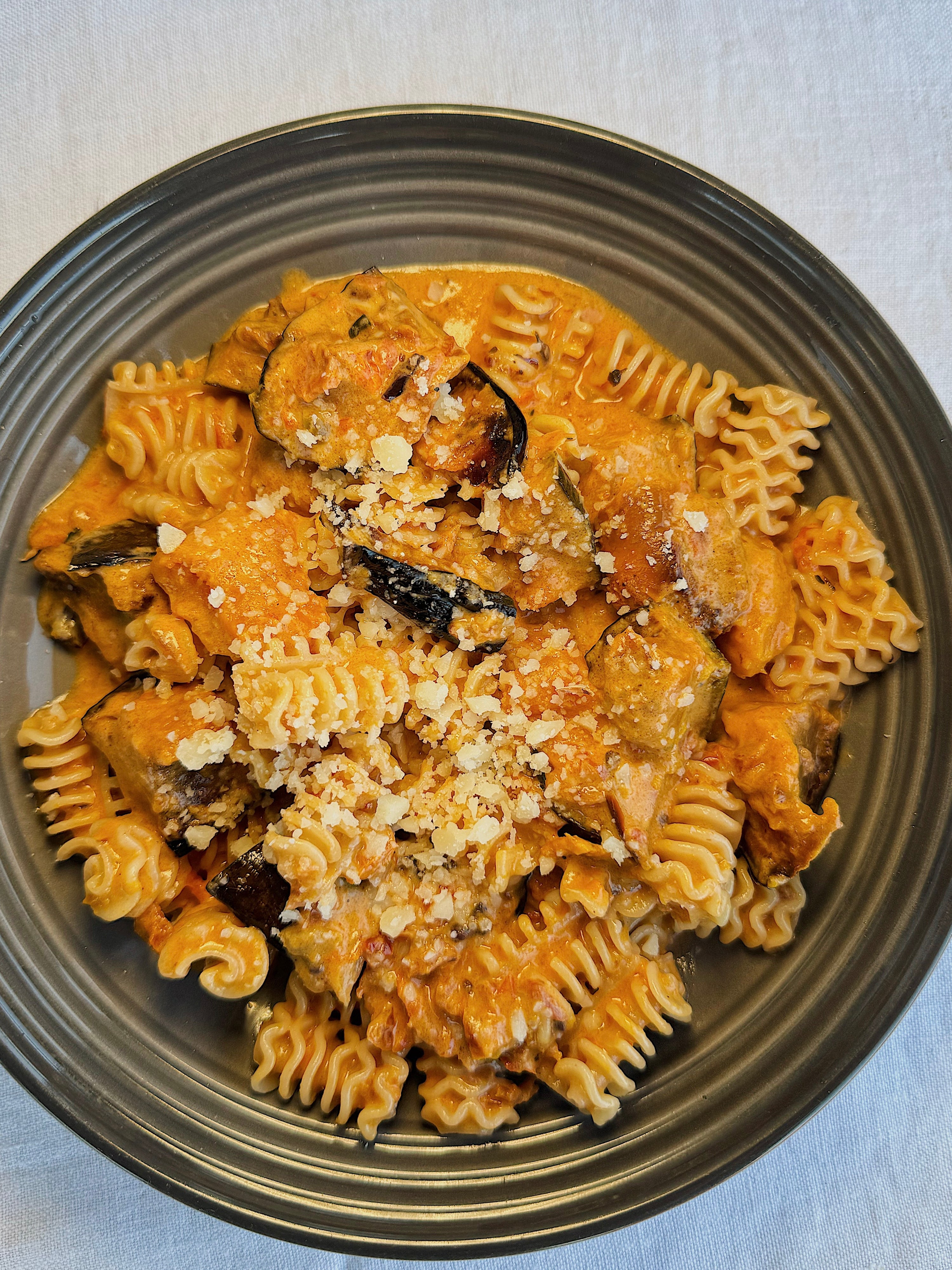 Sun Dried Tomato and Roasted Squash Radiatori