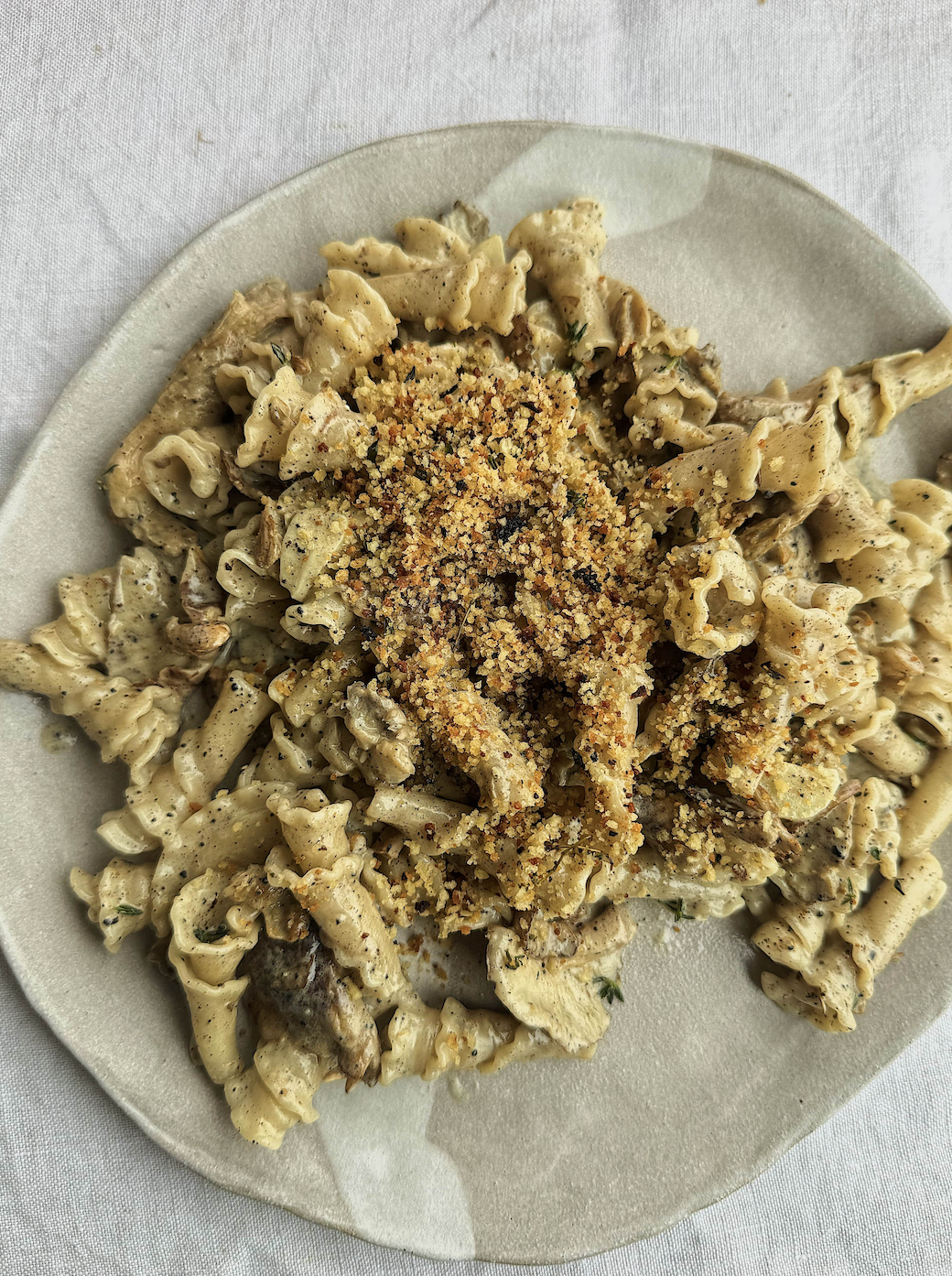 Truffle and Mushroom Gigli