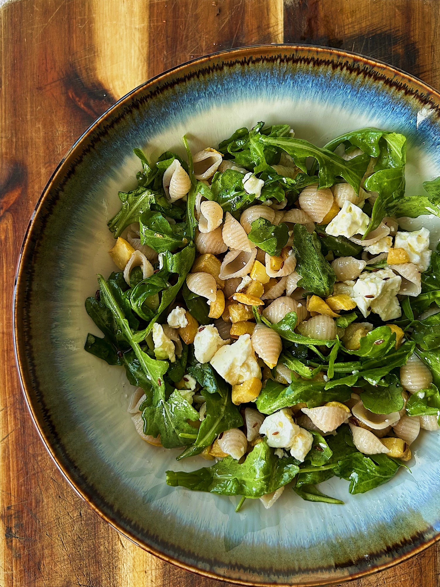 Feta and butternut squash conchigliette by Ed Barrow