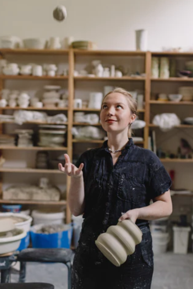 British ceramicist Frankie Atkinson