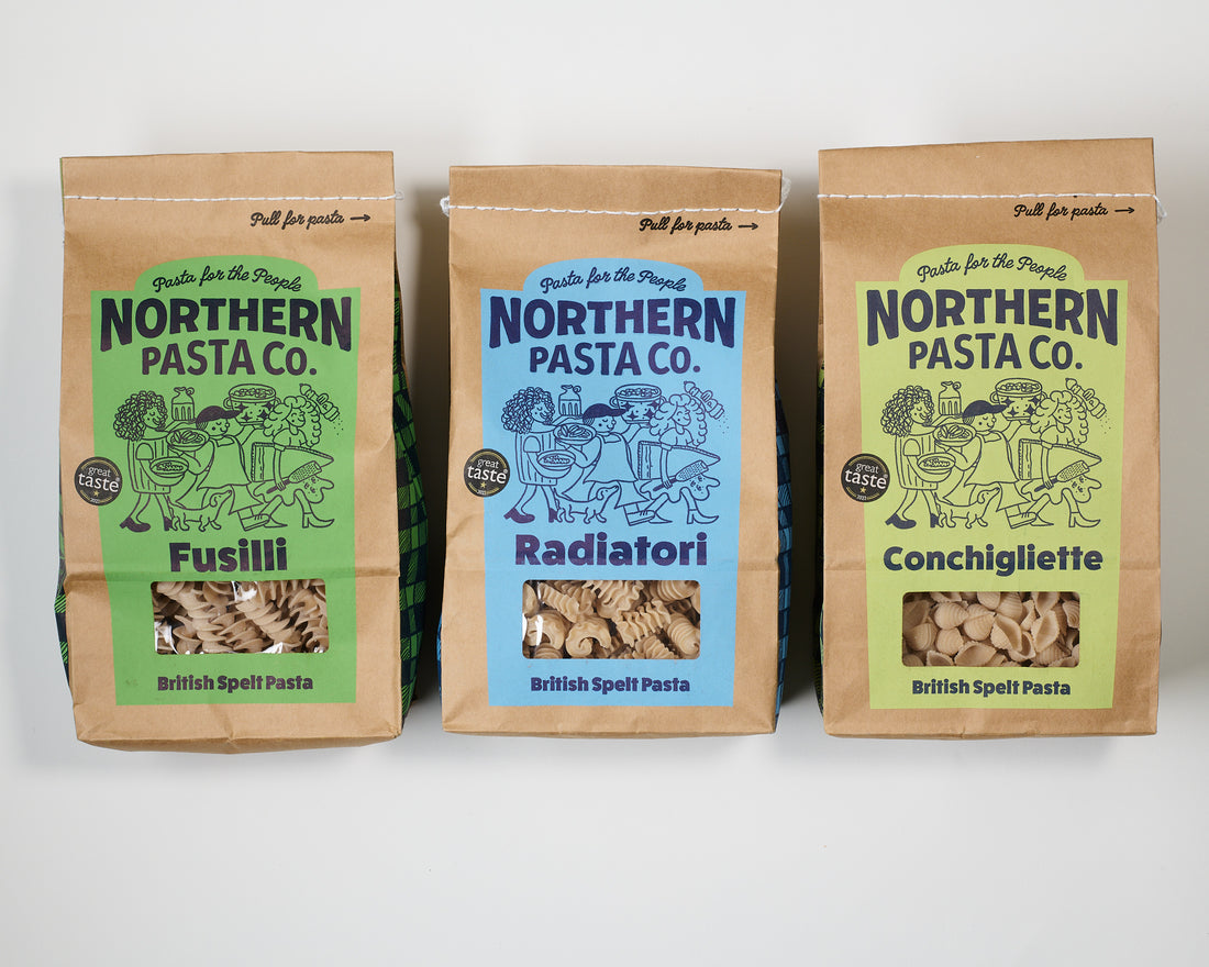 Northern Pasta Co. Box of 3 Pasta Packaging