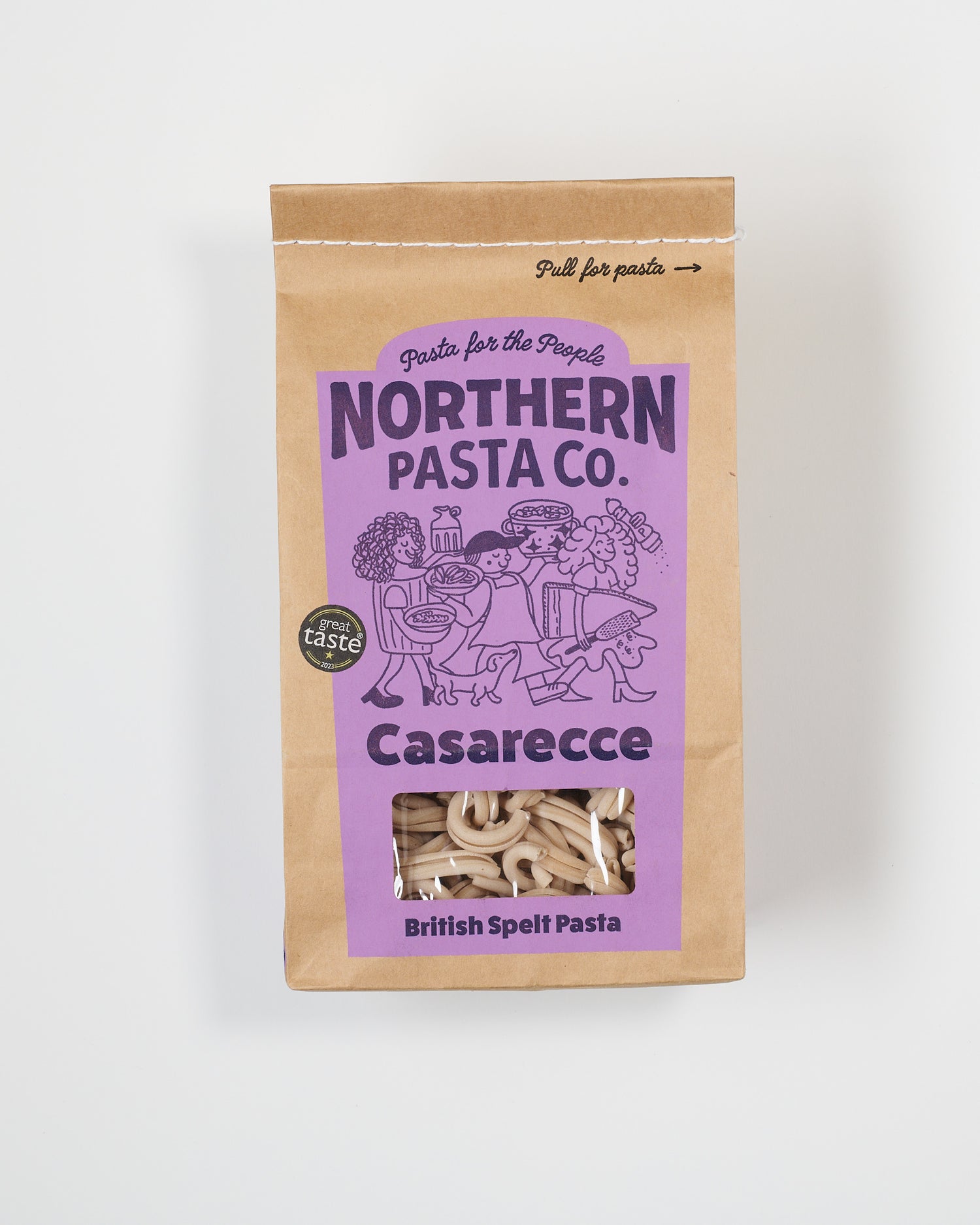 Northern Pasta Co. Casarecce Pasta Packaging