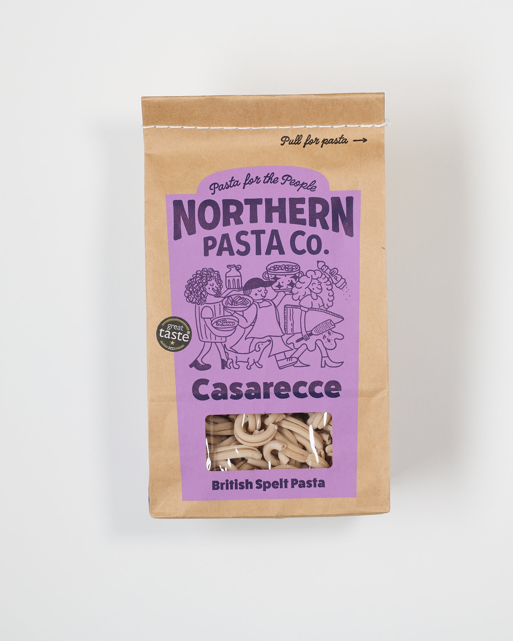 Northern Pasta Co. Casarecce Pasta Packaging