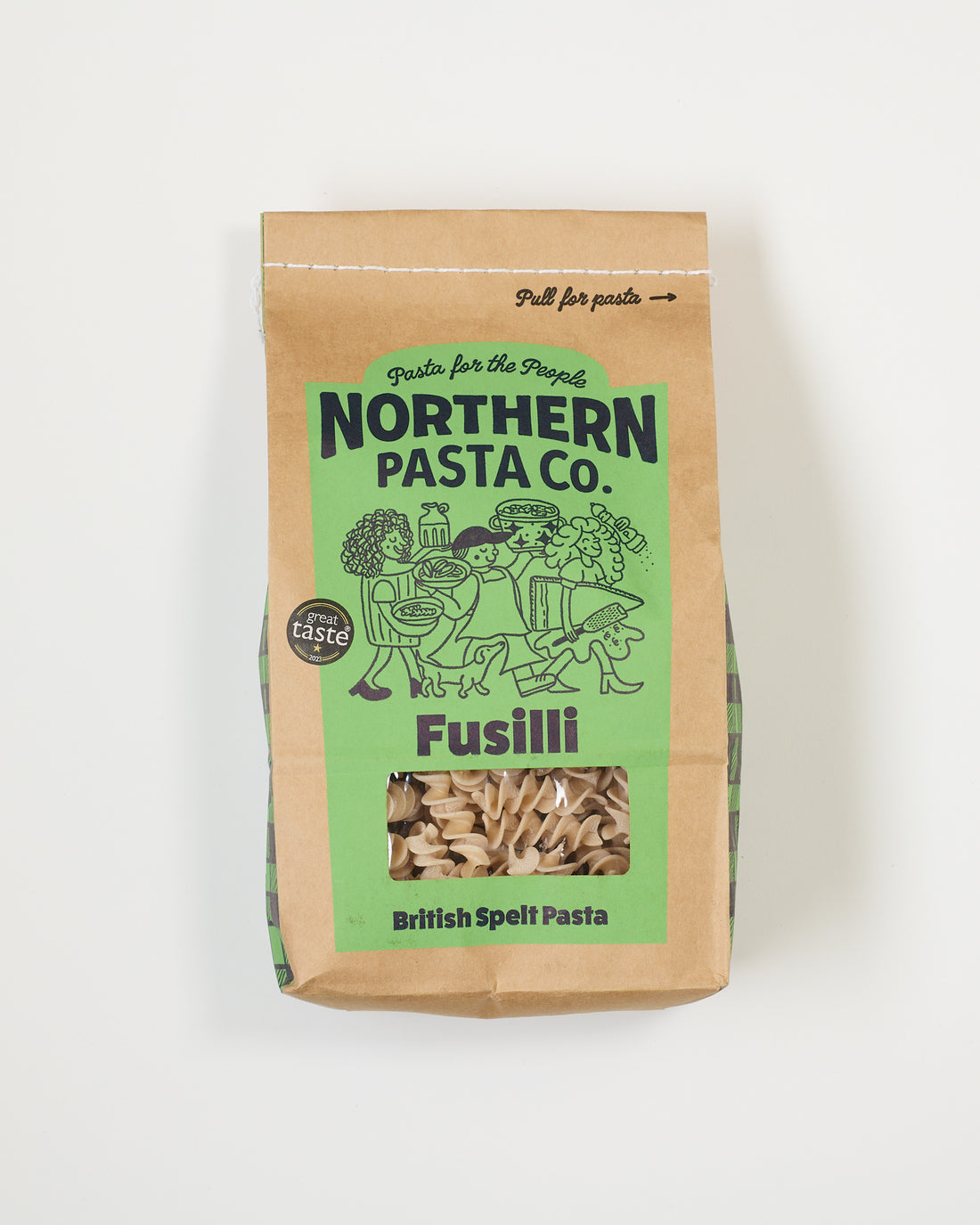 Northern Pasta Co. Fusilli Pasta Packaging